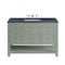 James Martin Vanities Breckenridge 48in Single Vanity, Smokey Celadon w/ 3 CM Charcoal Soapstone Top 330-V48-SC-3CSP - alternate 1